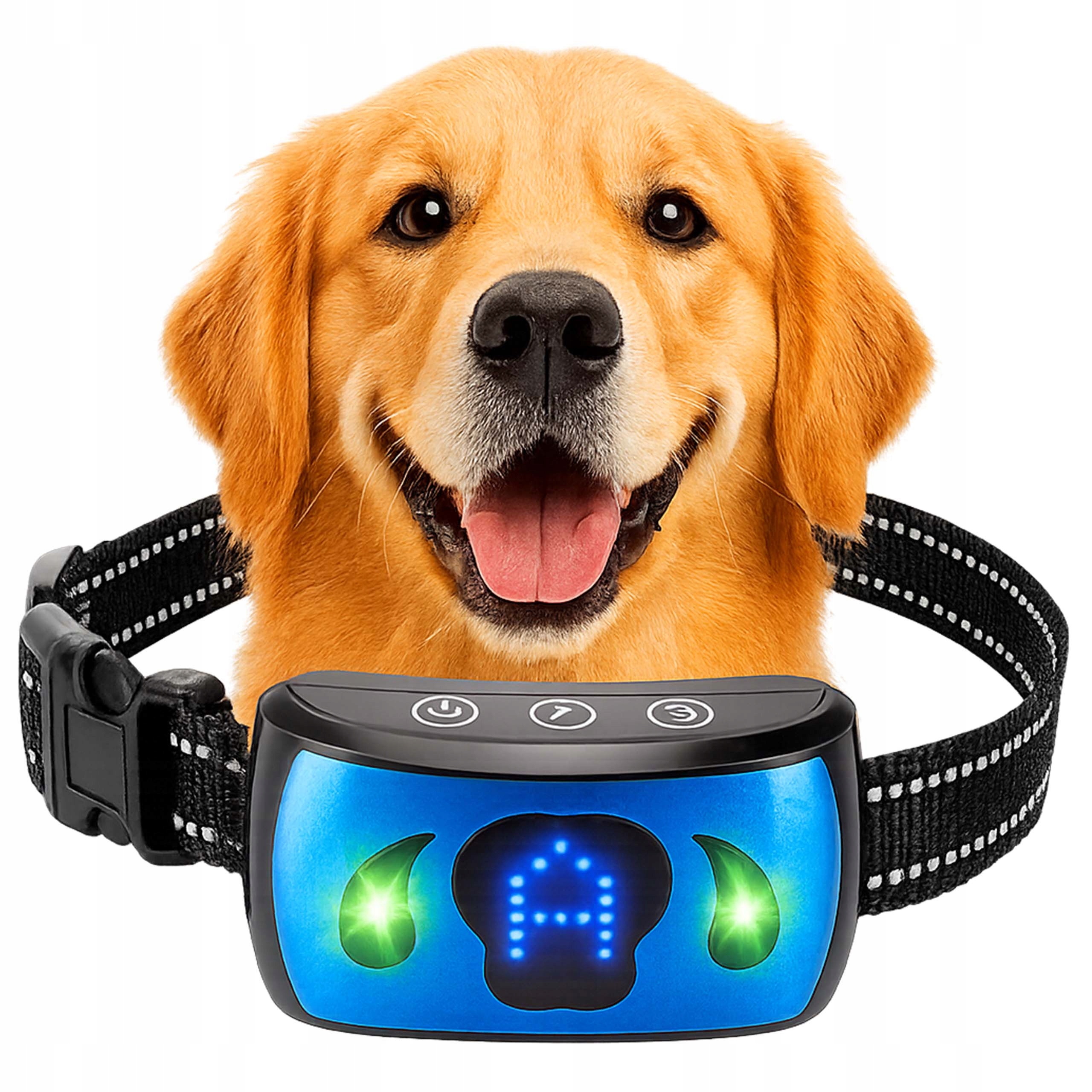 Levně Protištěkací Obojek Elektronický Výcvikový Obojek Pro Psa Tlumí Štěkání