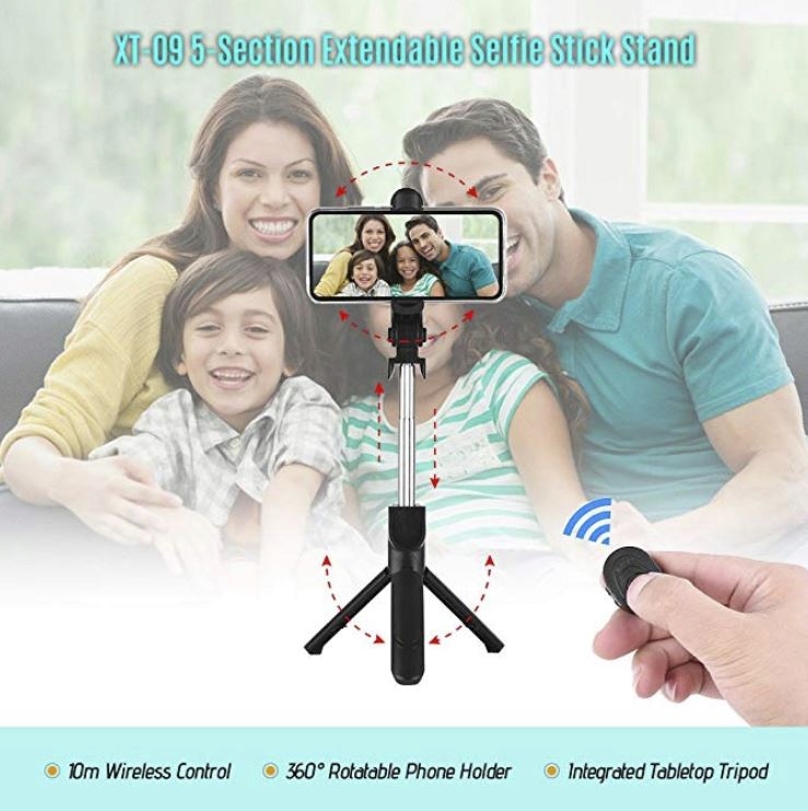 KIJEK SELFIE STICK STATYW UCHWYT BLUETOOTH Materiał guma