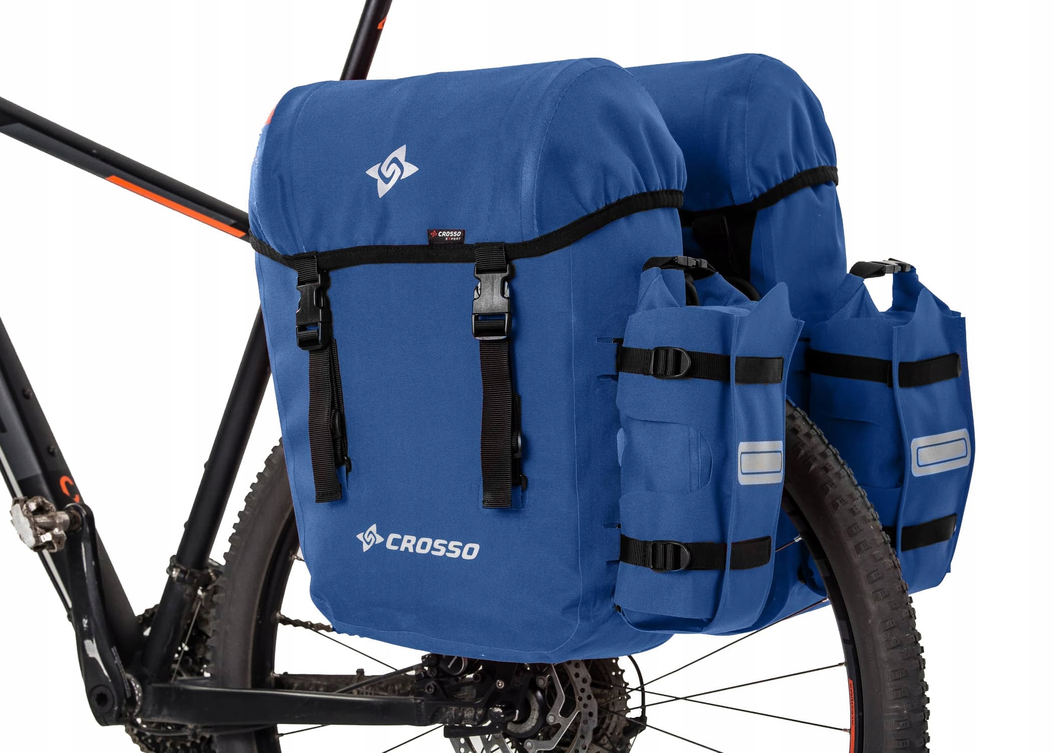 Sakwy Crosso Expert 66 System Crosso Niebieski kolor