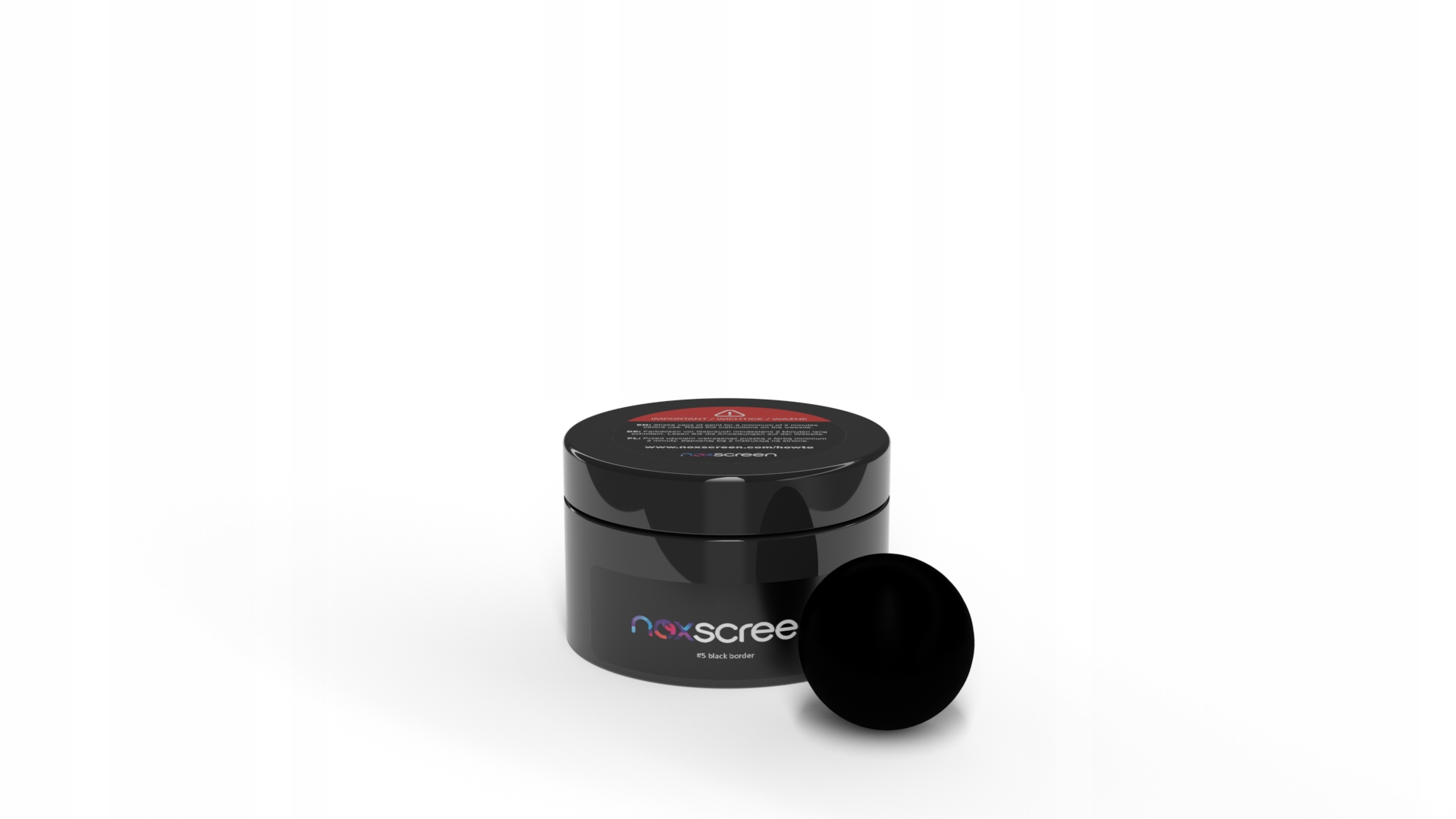 Farba projekcyjna Noxscreen #5 Black Border 150 ml