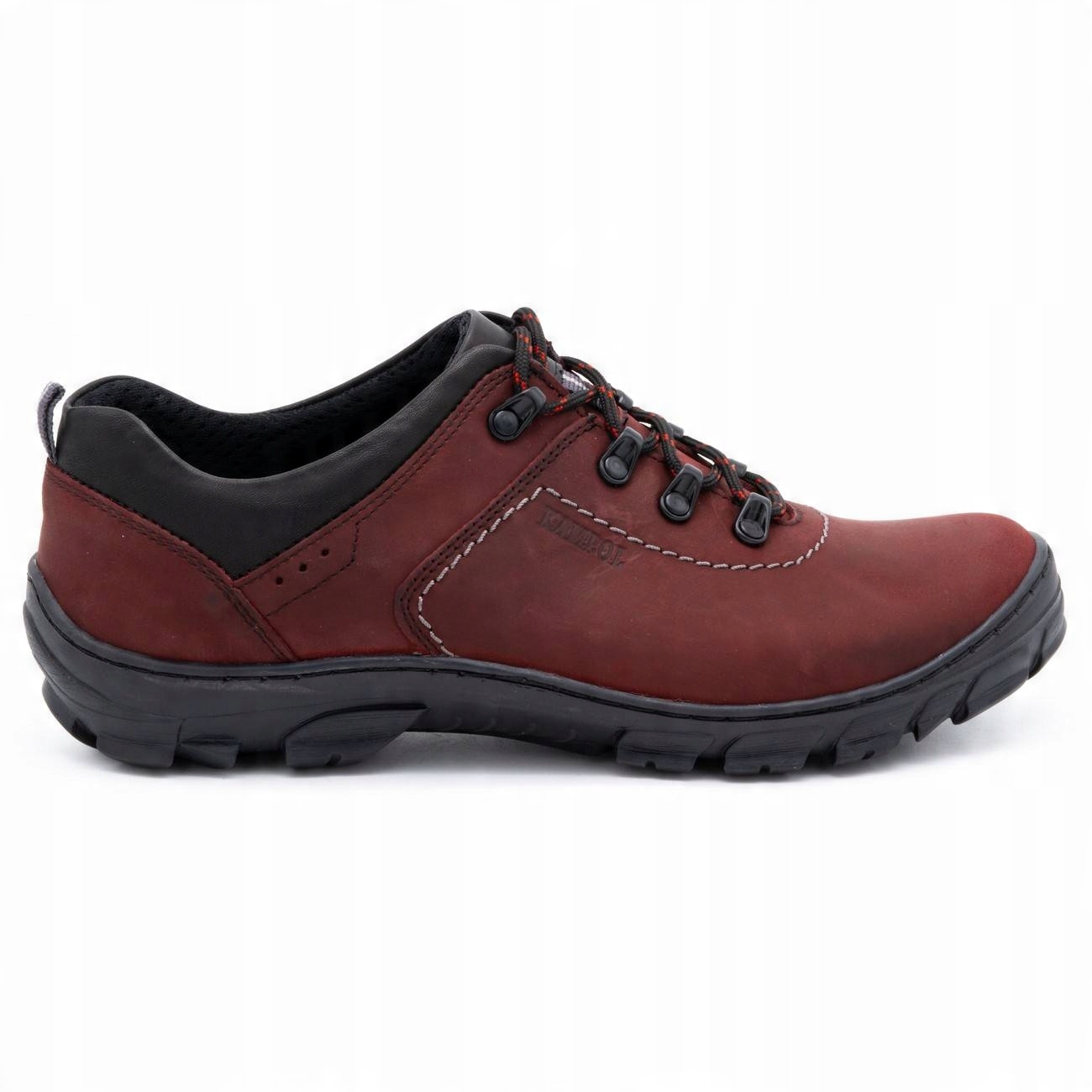 

Buty męskie skórzane trekkingowe 36 bordowe 44
