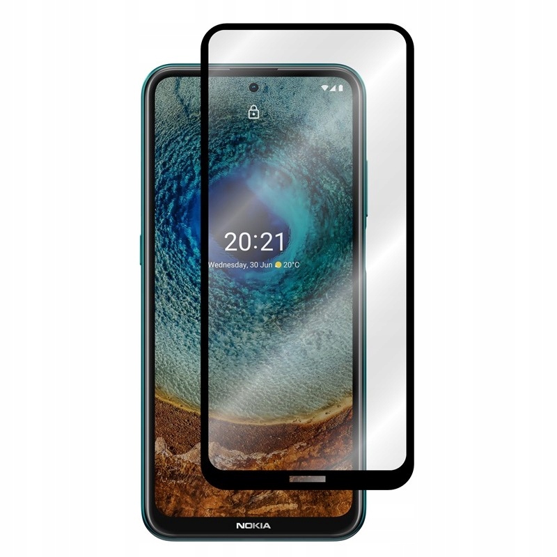 

9D Szkło do Nokia X10 X20 Full Glue czarne