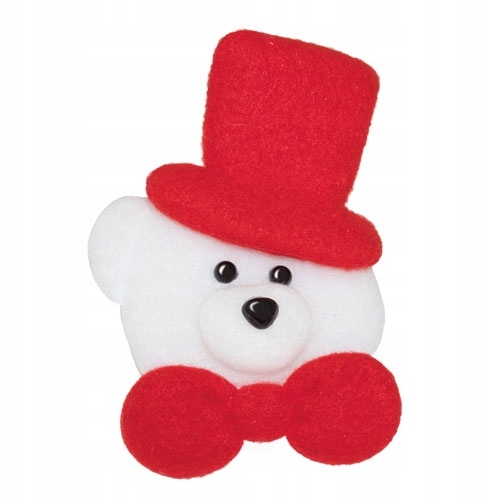 

Xmas Magnes na lodówkę Święta Miś Mikołaja