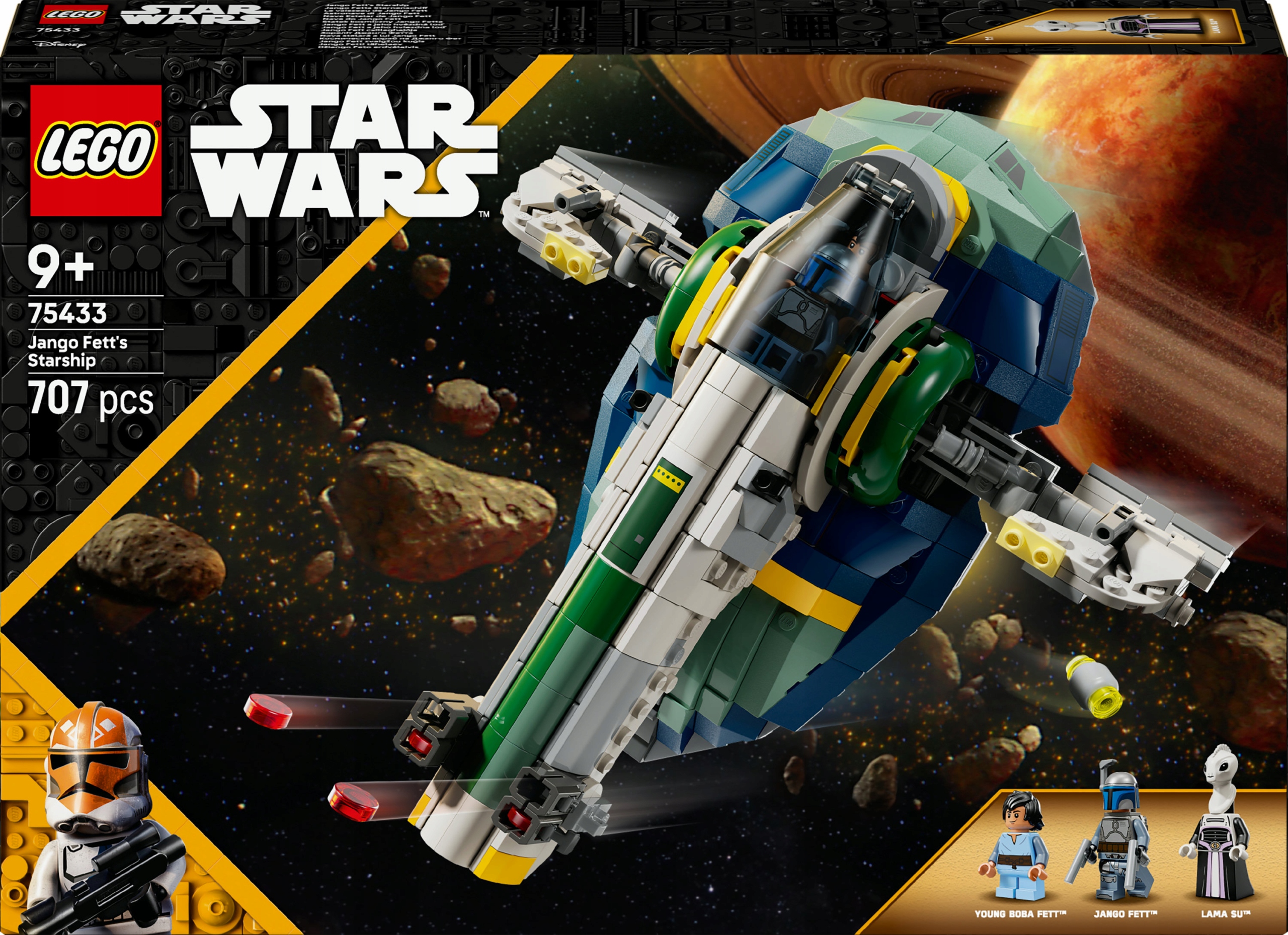 LEGO Star Wars 75433 Statek kosmiczny Jango Fetta, klocki