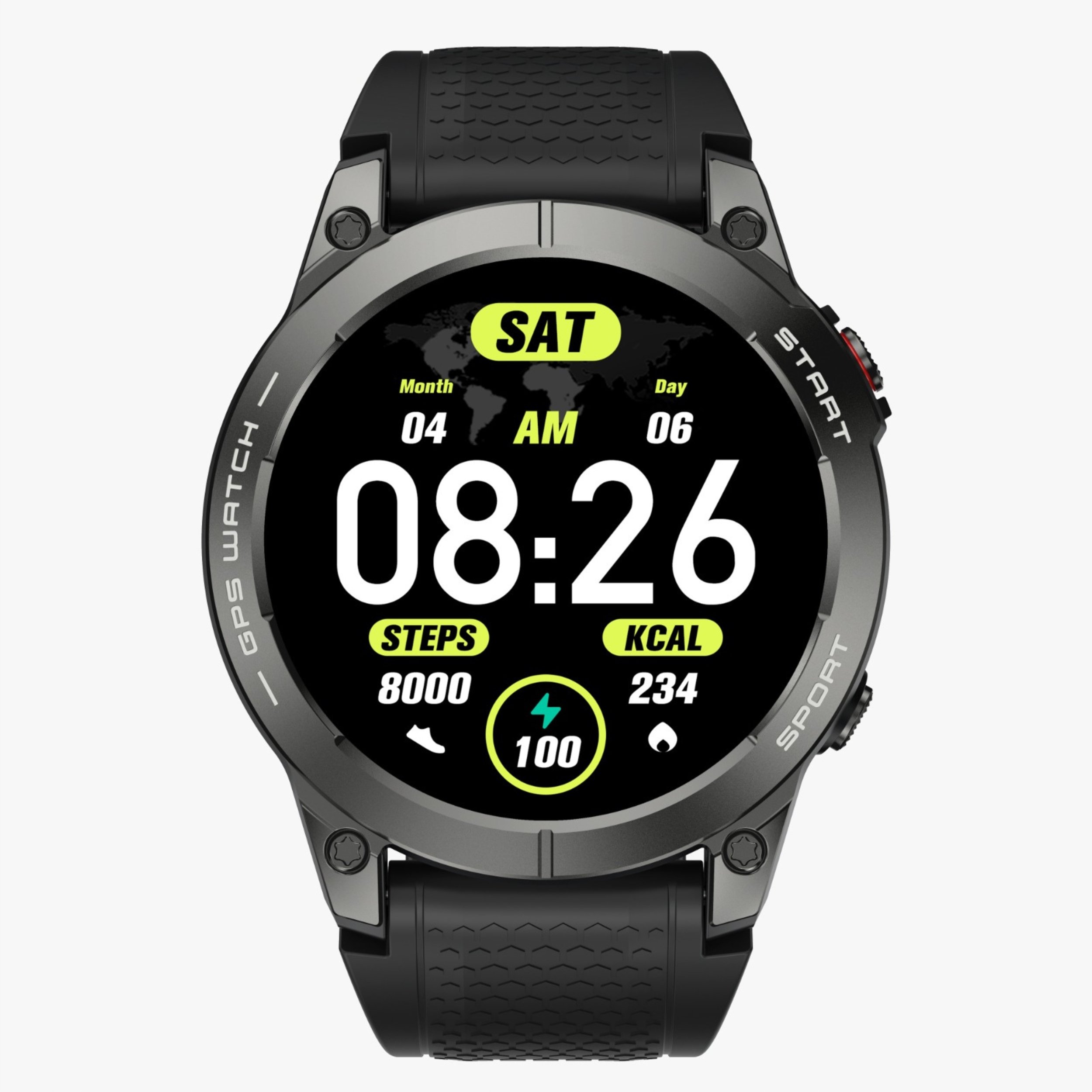 Chytré Hodinky Pánské Hodinky Sport Gps Ntn S53 Amoled Voděodolné