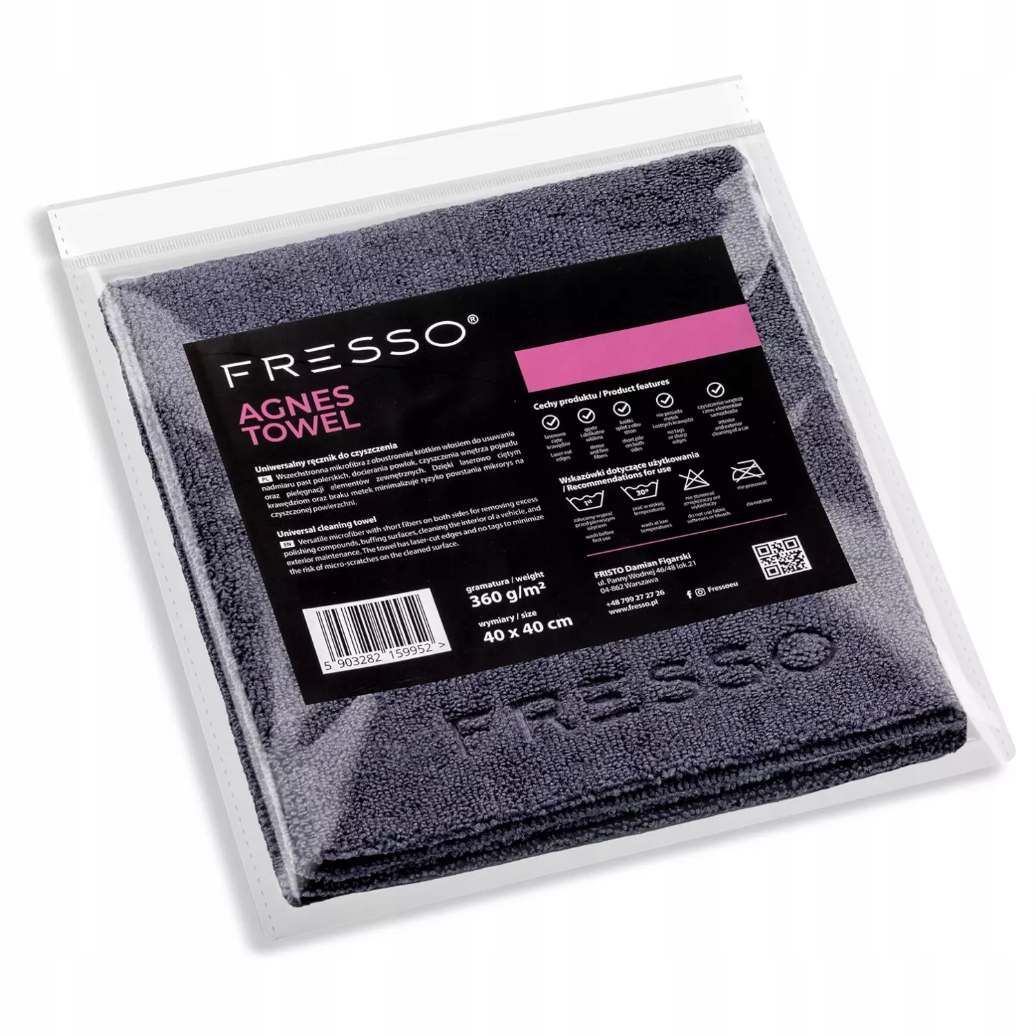 Fresso Agnes Towel 40x40cm