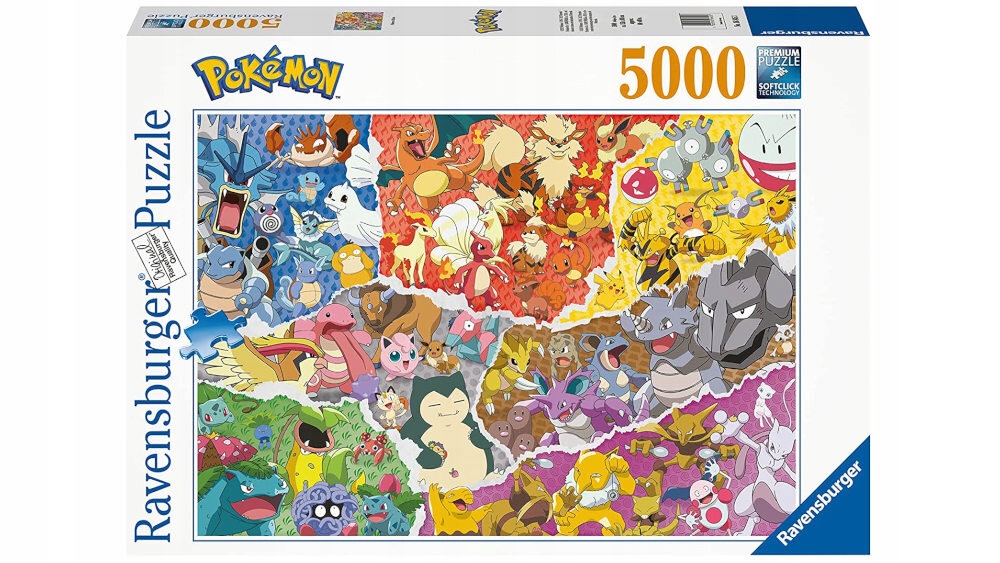 

Puzzle Ravensburger Pokemon 16845 (5000 elementów)