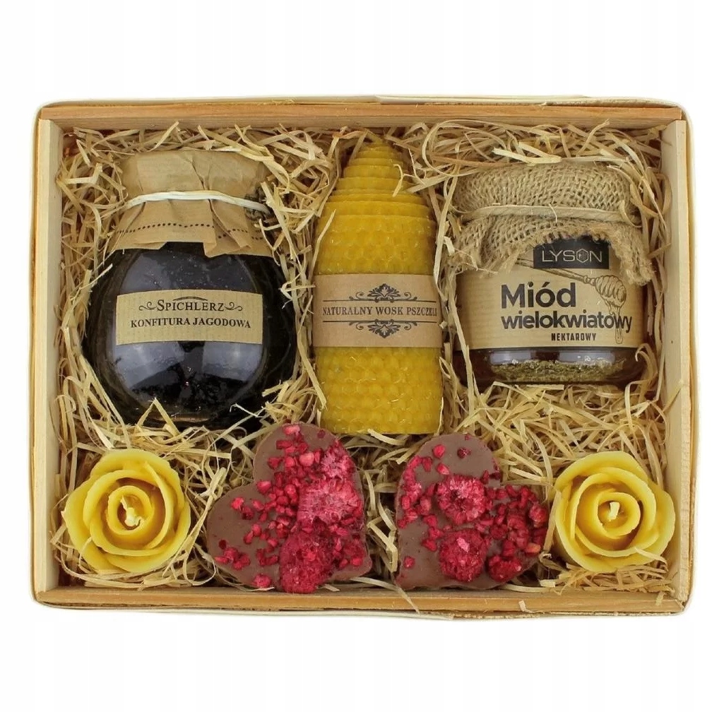Levně Koš Dárek Svátek matek – zavařenina, med