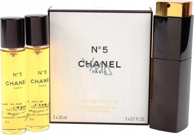 Chanel No 5 3x20ml toaletní voda pro ženy Edt
