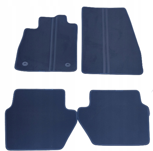 FORD FIESTA Mk8 ST КОВРИКИ СИНЯЯ НИЧЕГО ВЕЛЮРОВЫЕ ОРИГИНАЛ