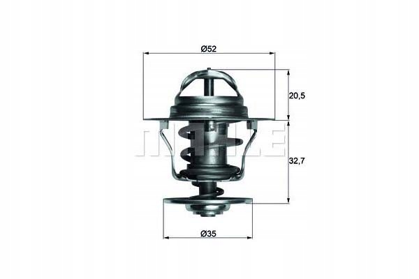 BEHTX 12 88D TERMOSTAT FORD 88C ESCORT/FIESTA Producent części Behr