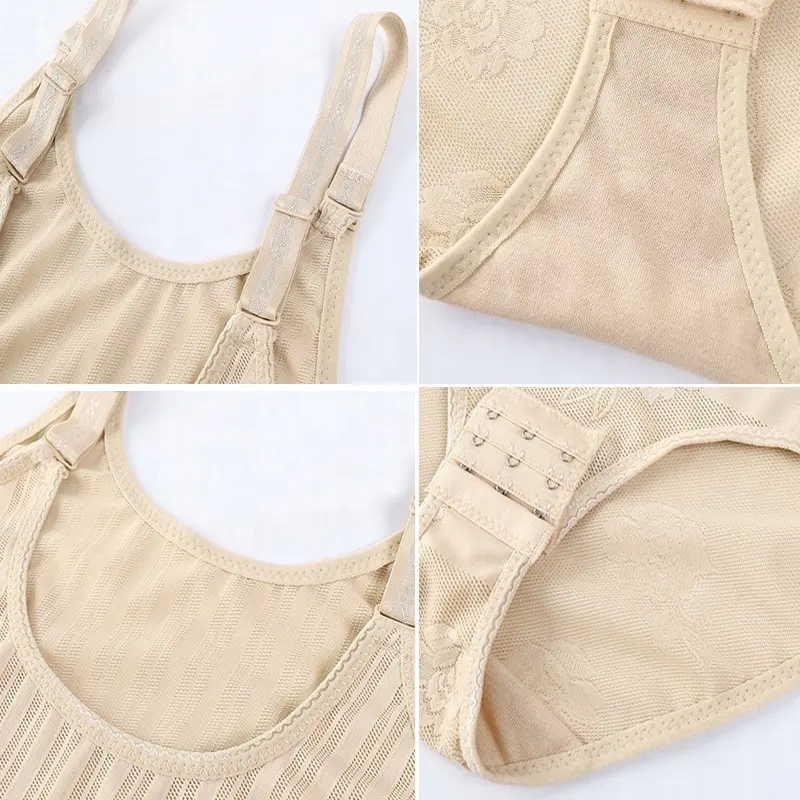 BODY MOCNO WYSZCZUPLAJĄCE GORSET MODELUJĄCY Brzuch Talię Pośladki Damskie M Kolor beżowy