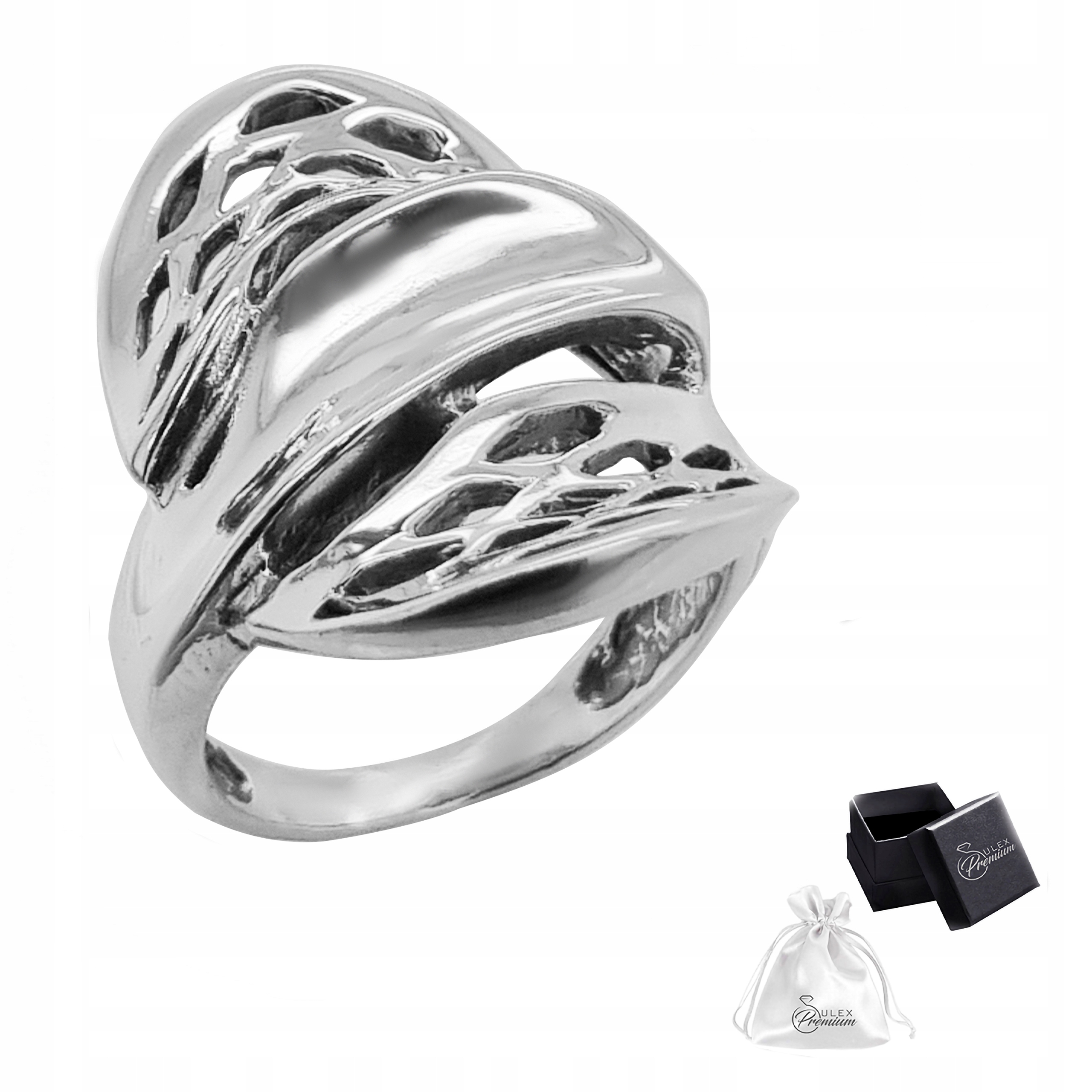 Prstýnek ryzost 925 Moderní elegantní ažurový prsten vel. 28