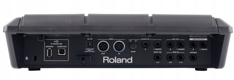 Roland SPD SX Sampler Pad perkusyjny 100 zestawów 9 Padów Kolor czarny
