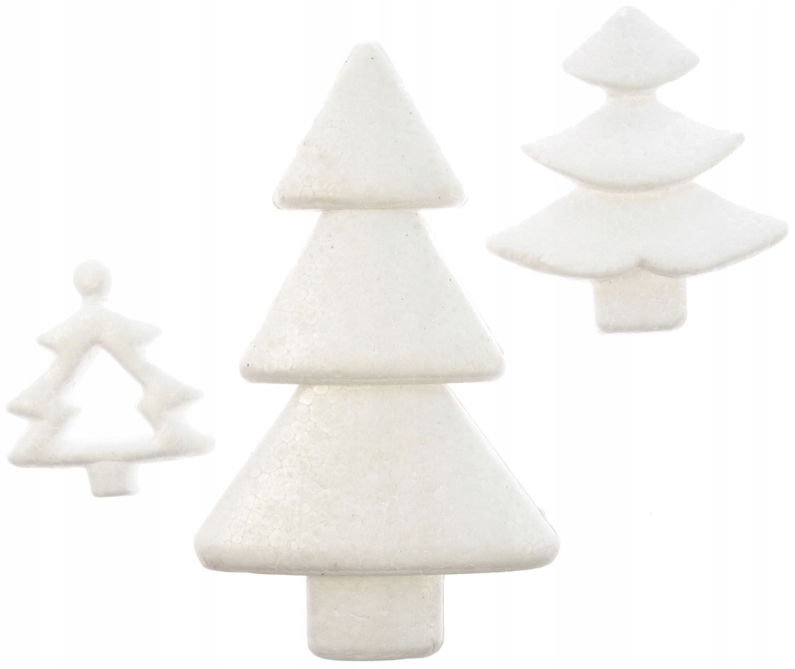 

Styropianowe Choinki Zestaw do Dekoracji 3szt.
