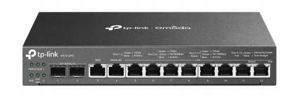 TP-Link ER7212PC Gb Vpn router Poe+ controller Omada Sdn