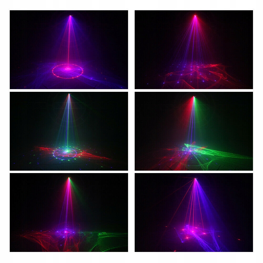 3 oczy RGB DMX oświetlenie sceniczne disco 100M Marka Inna
