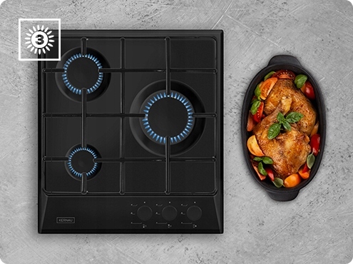 Zestaw KERNAU KGH4346B + KBH0145B 45CM Kolor dominujący czarny