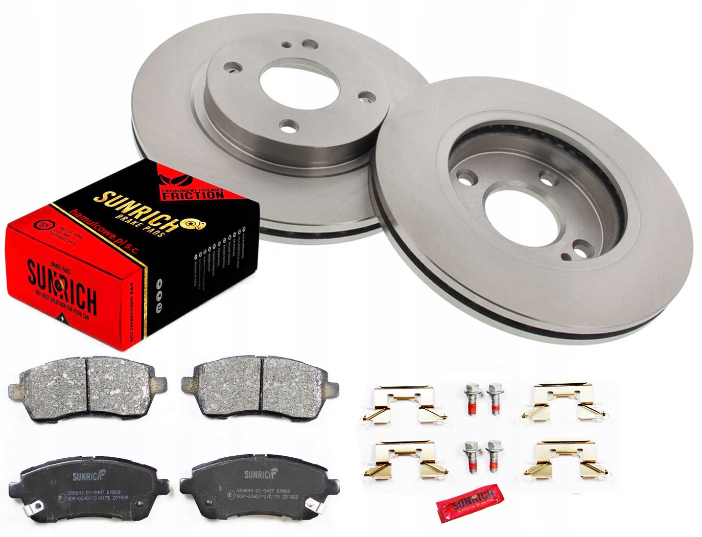 Kotouče Přední brzdové destičky Ford Fiesta VI 6 VII 7 mk6 mk7