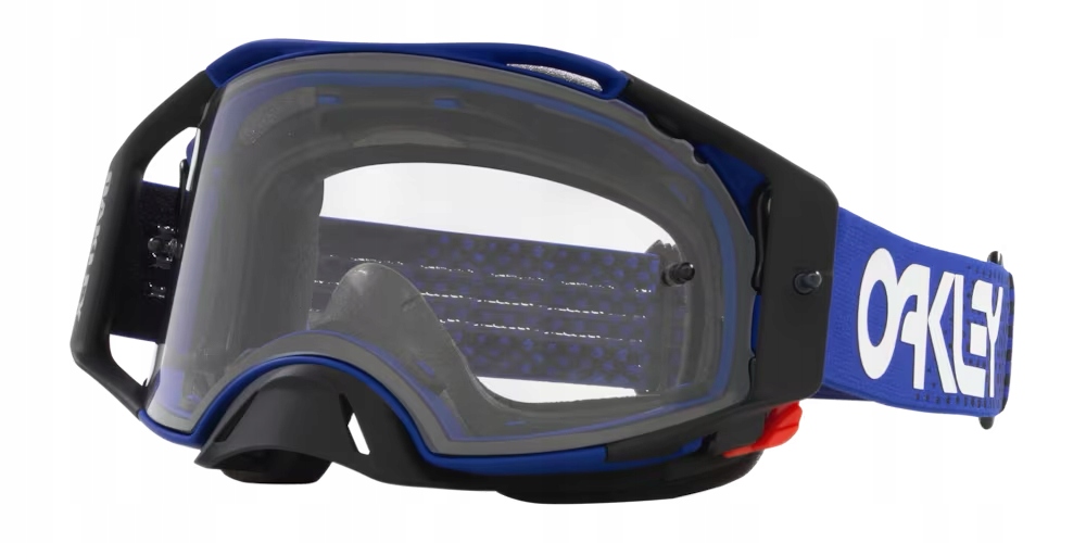 Oakley Airbrake MX Moto Blue B1B Clear