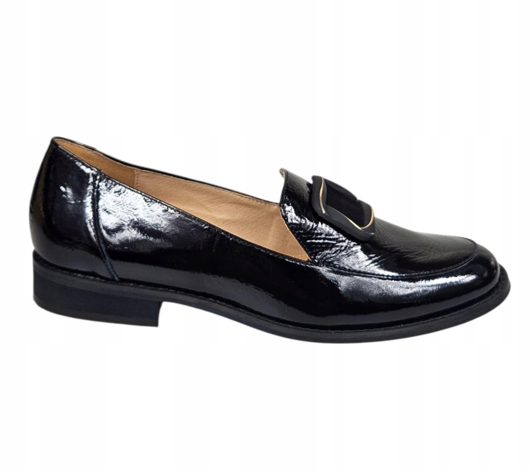 Dámské mokasíny Venetti 1894, černé, s latinskoamerickou úpravou, vel. 37