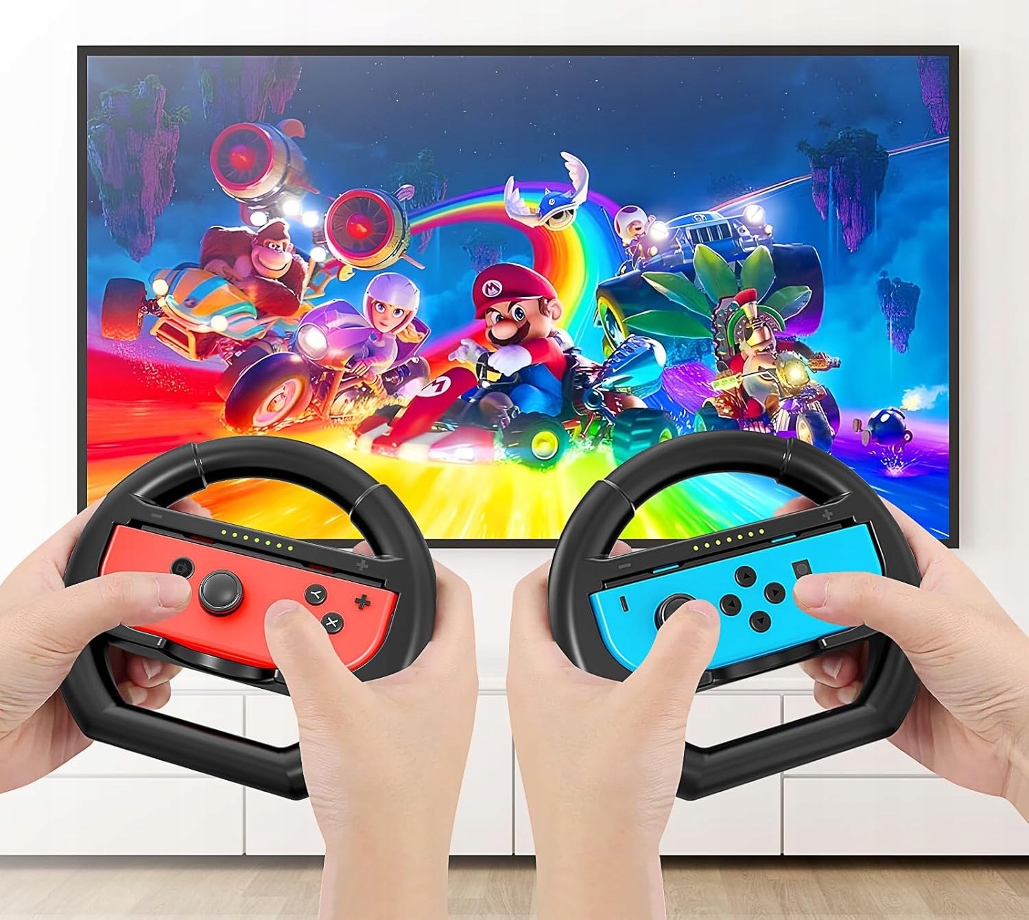 2X KIEROWNICA JOY-CON NINTENDO SWITCH OLED UCHWYT ZESTAW