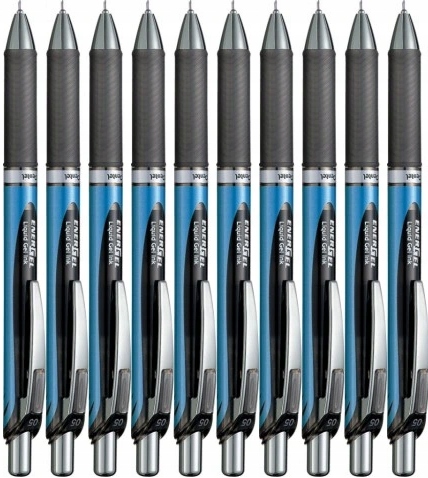 

Długopis żelowy Pentel Energel BLN-75 czarny x10