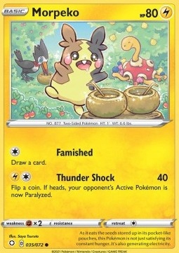 Pokemon Shining Fates 035/072 Morpeko