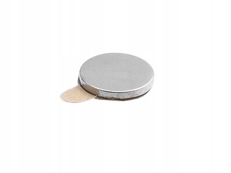 

Magnes Neodymowy 6x1 mm Walcowy Z Klejem Taśmą 3M
