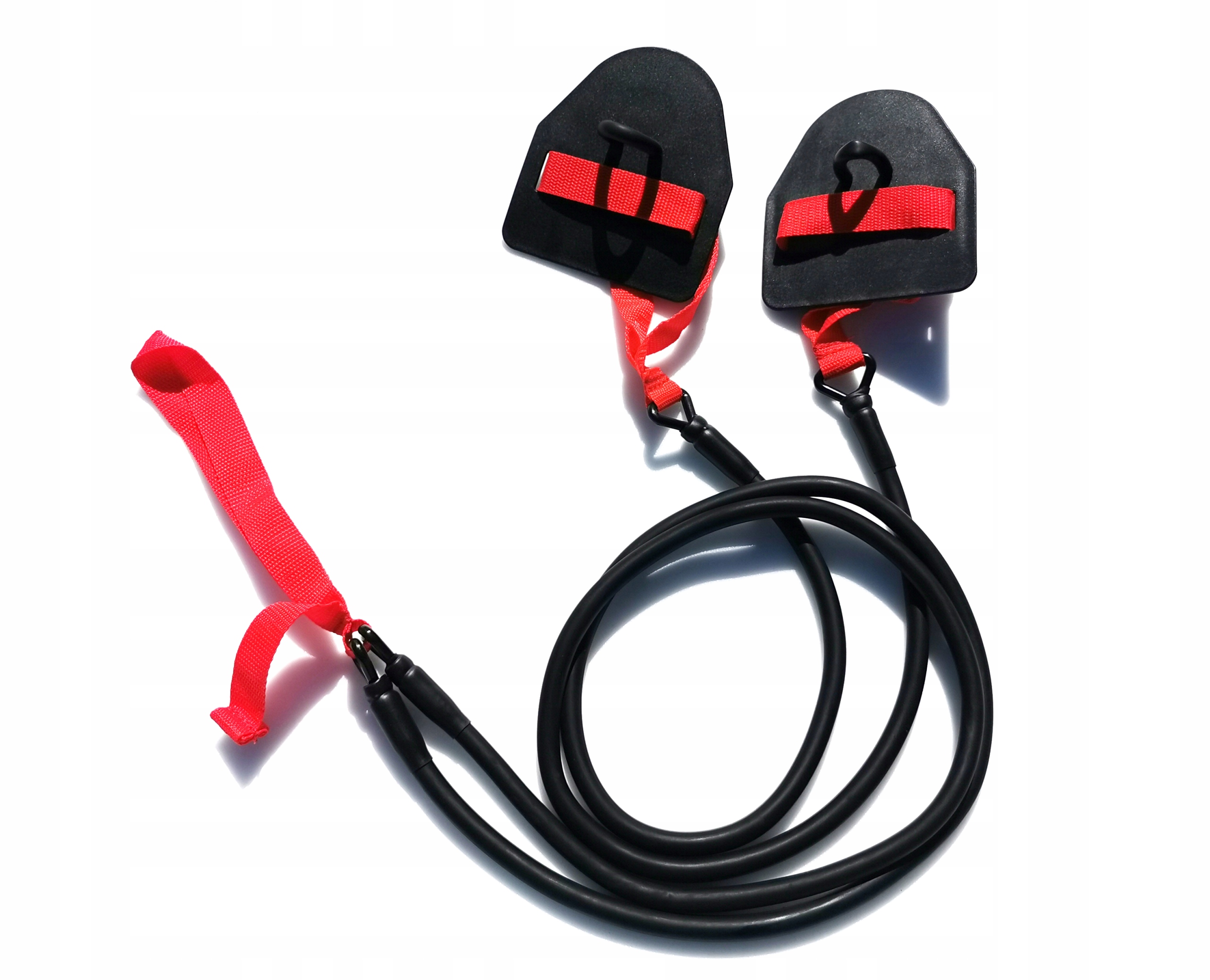 Guma S Pádly Lopatkami Pro Plavecký Trénink Na Souši Červená