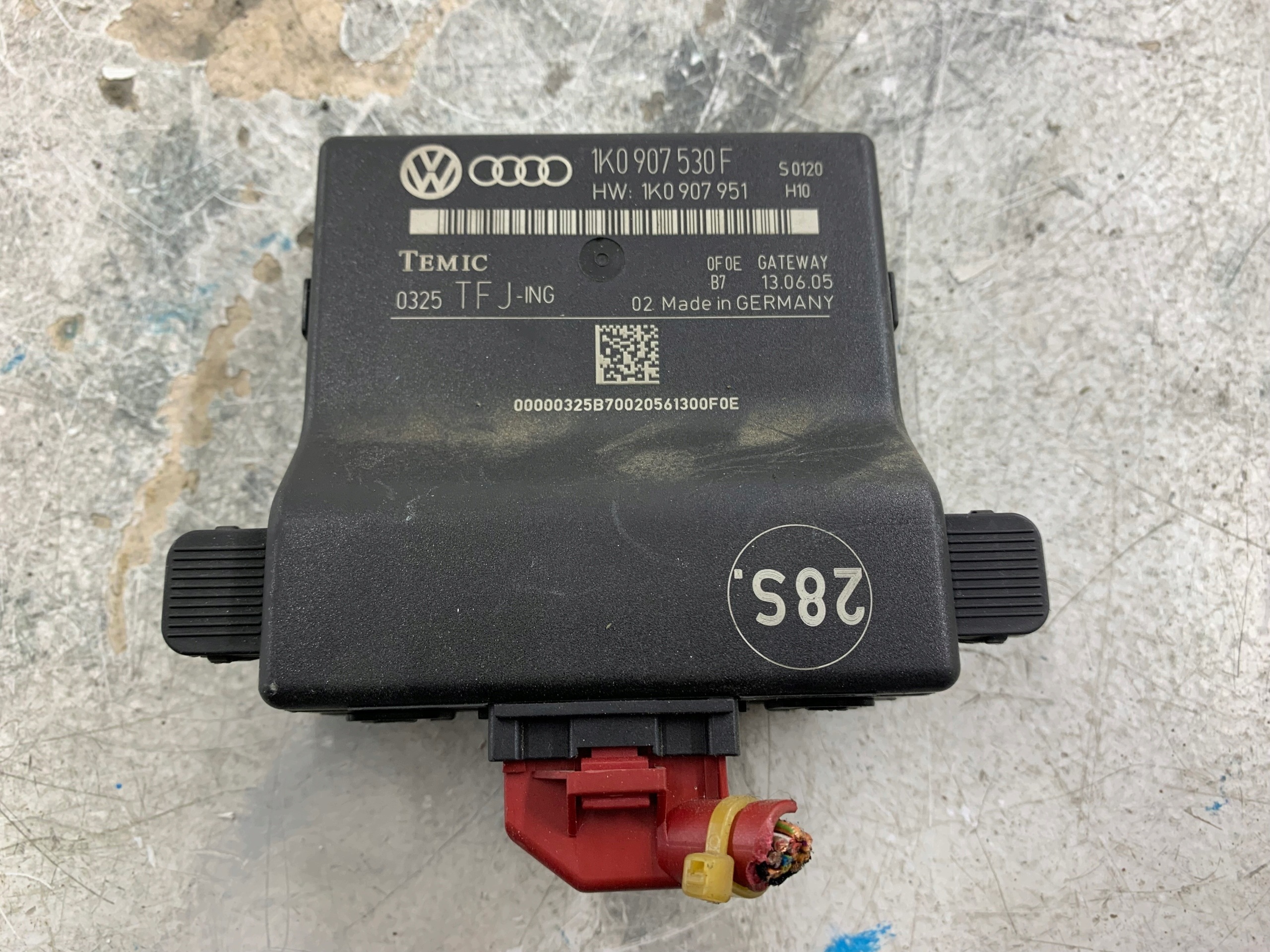 VW GOLF V module control unit GATEWAY 1K0907530F