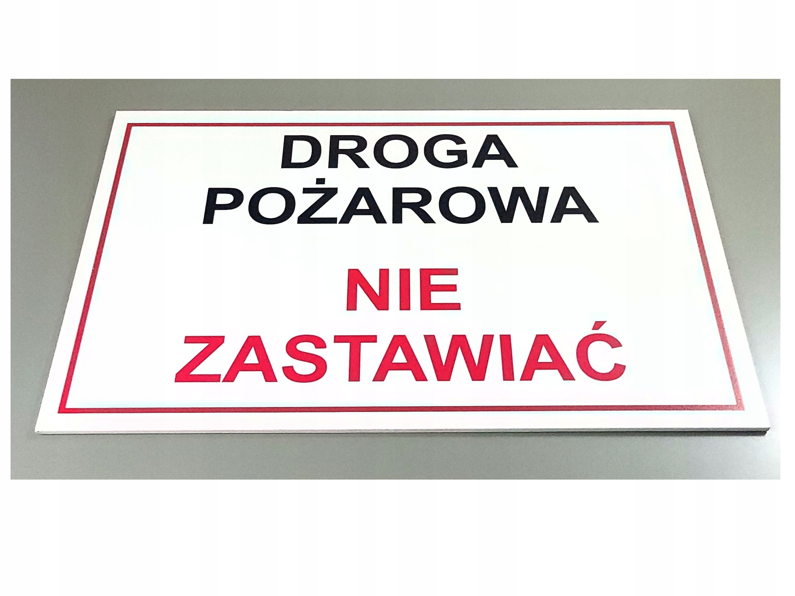 DROGA POŻAROWA TABLICZKA TABLICA 30X20cm