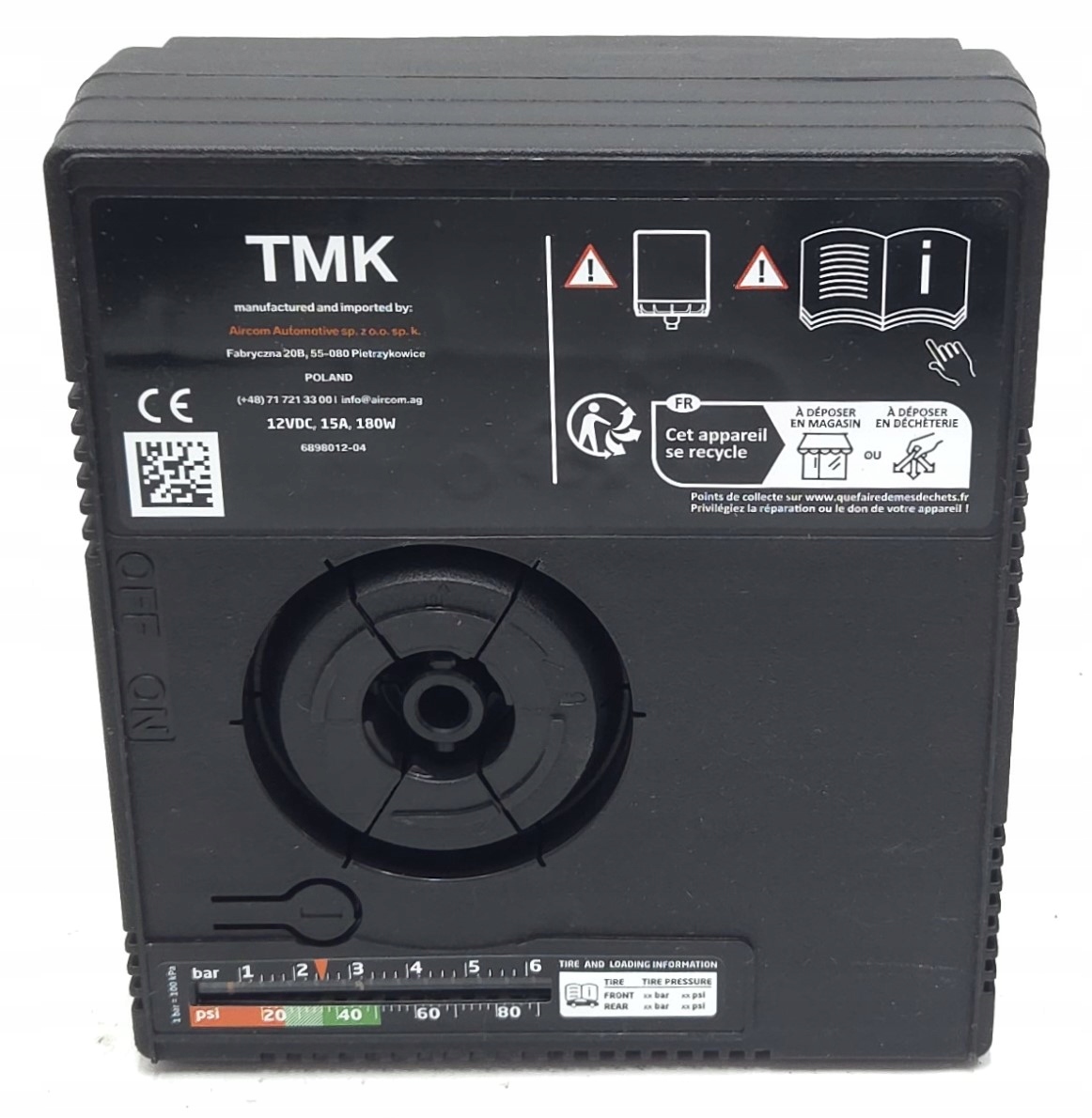 Kompresor pompka do kół BMW 6898012