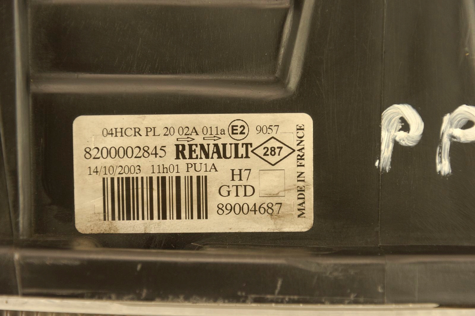 renault LAGUNA II фара левая европа