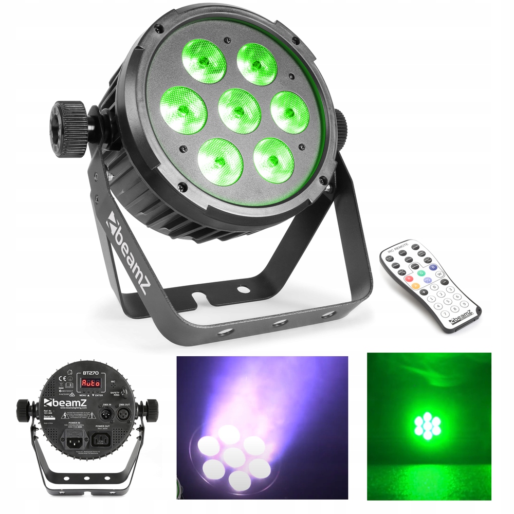 REFLEKTOR LED DMX RGBW IEC AUTO 7X6W + PILOT