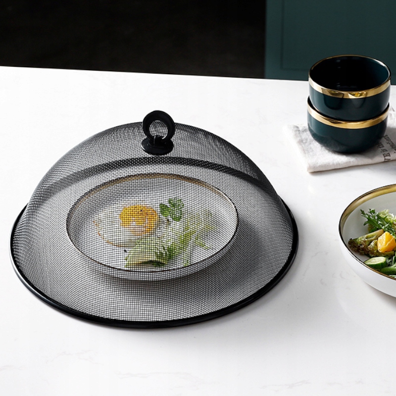 OSŁONA NA JEDZENIE MOSKITIERA NA OWOCE ŻYWNOŚĆ PRZYKRYWKA POKRYWKA CZARNA Marka inna