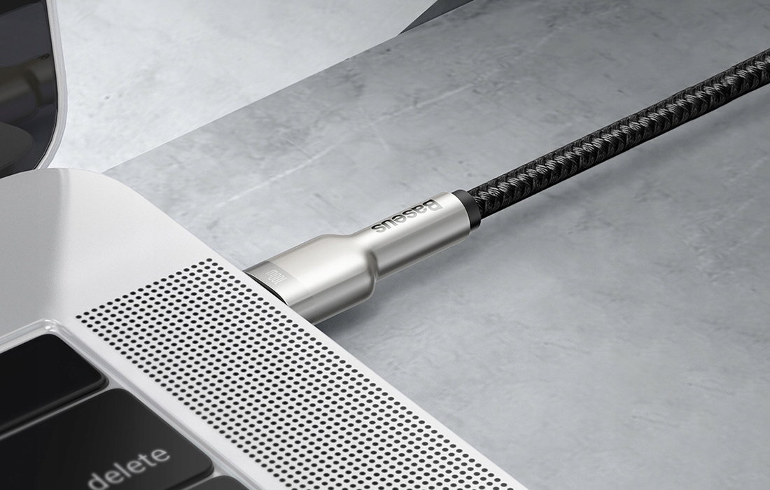 BASEUS MOCNY KABEL DO TELEFONU PRZEWÓD USB TYPU C PD QUICK CHARGE 3.0 1M Zgodność ze standardem Quick Charge 1.0 Quick Charge 2.0 Quick Charge 3.0 Quick Charge 4.0