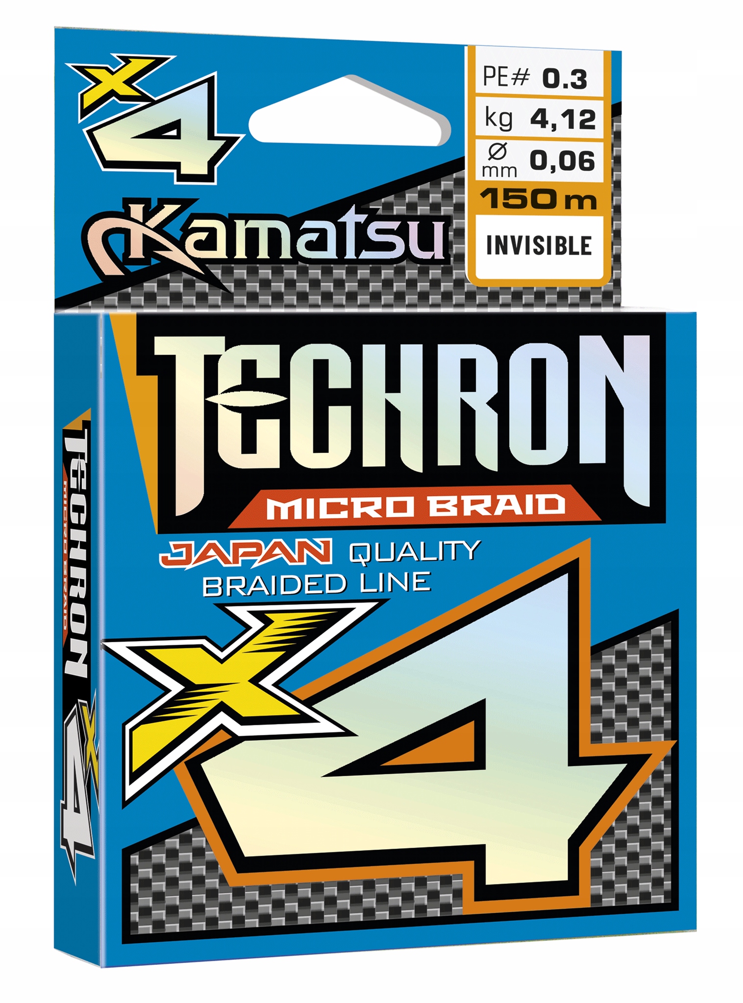 Plecionka Kamatsu Techron Micro Braid X4 Invisible 0,03mm Pe 0.1 150m