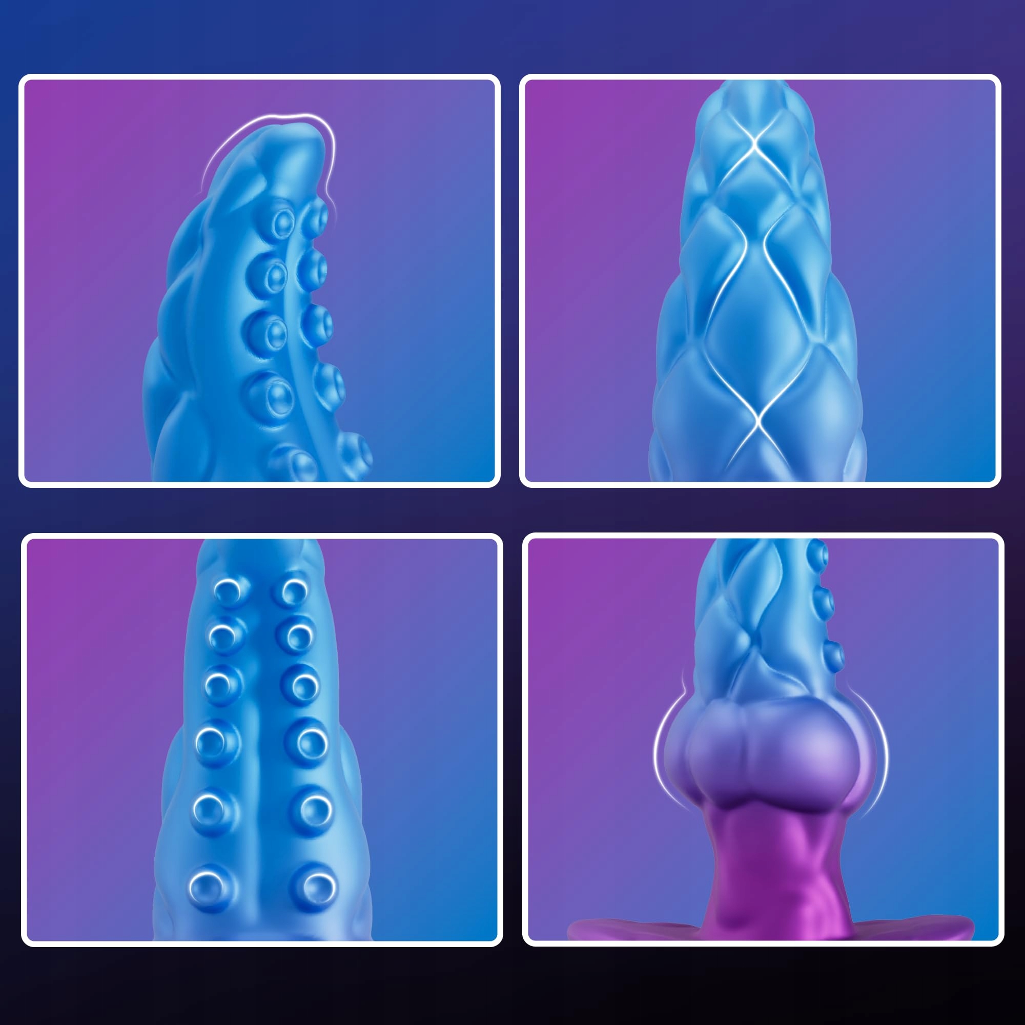 MONSTER KNOTEN Wibrator Analny Dla Mężczyzn 8 Trybów Silikonowy Plug — miniatura 6