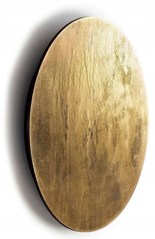 Nástenné svietidlo Ring Wood Zlaté 13W Led 3000K IP20 35cm na stenu dekorácia