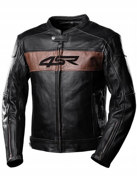 KURTKA MOTOCYKLOWA SKÓRZANA 4SR HOOLIGAN BROWN 60 Rozmiar 60
