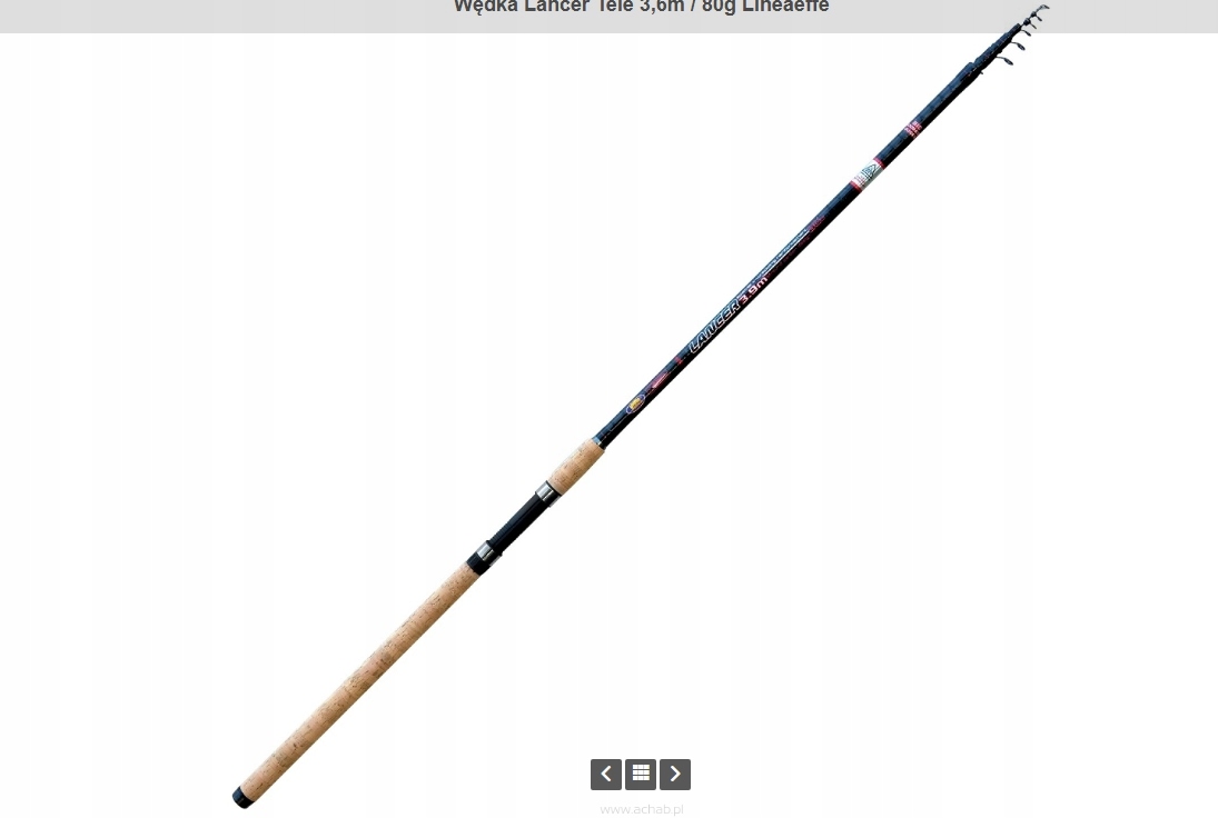 Prut Lancer Tele 3,6 m 80 g Lineaeffe