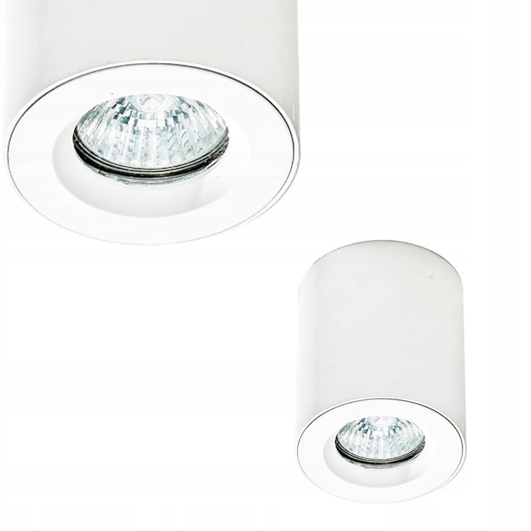 Spot Tuba natynkowa lampa Aro Biała do łazienki IP54 GU10 AZ2559 Azzardo