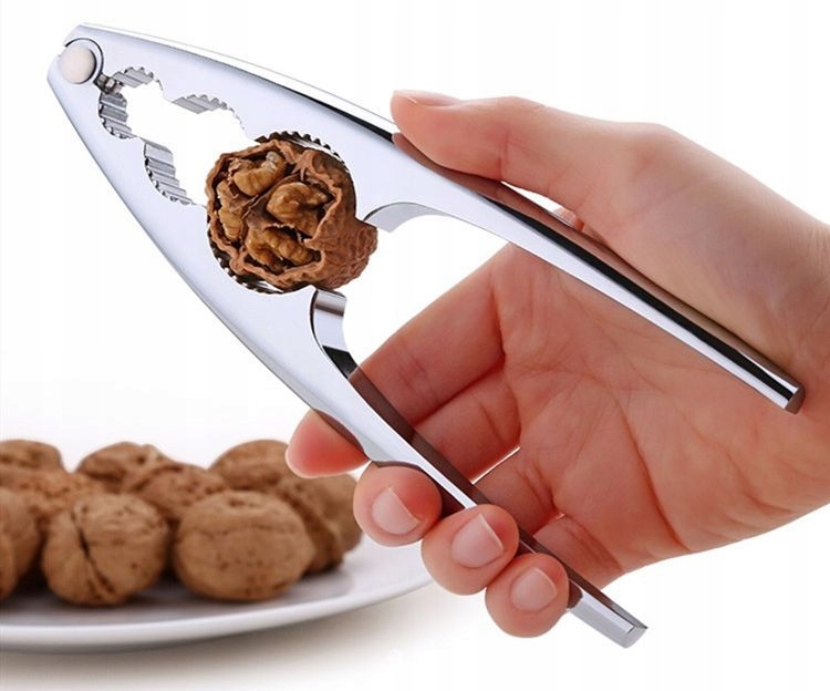 Dziadek do orzechów włoskich Orzechołup ze STALI NIERDZEWNEJ Poręczny Marka Elitehoff