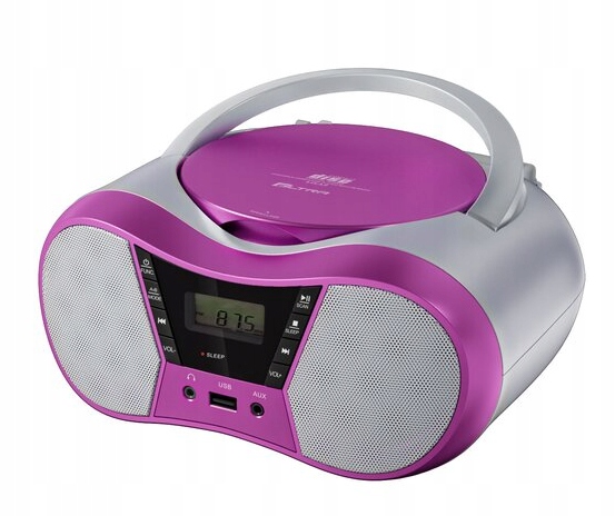 Radioodtwarzacz Eltra Lila 2 CD MP3 USB Bluetooth różowy