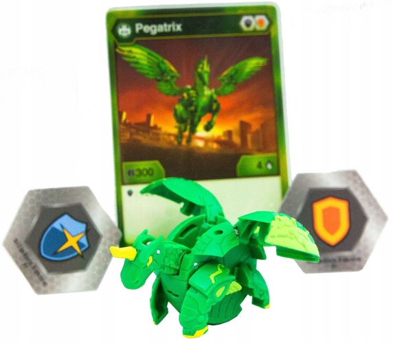 BAKUGAN PEGATRIX FIGURKA TRANSFORMUJĄCA KULA SPIN MASTER KARTA MAGNETYCZNA Kod producenta 6063485