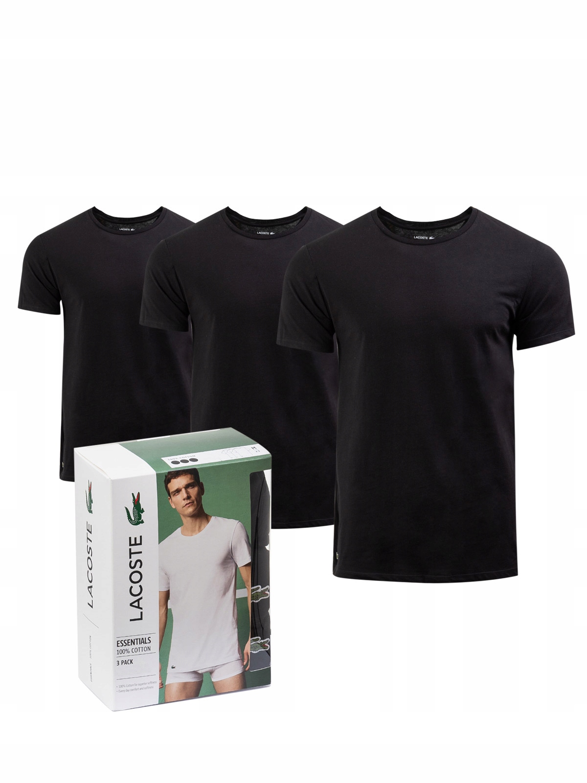 

Koszulki męskie Lacoste 3pack TH3451-031 - XXL