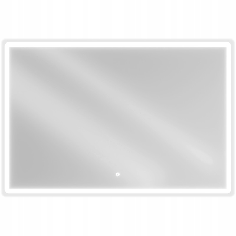 Mexen Navia podsvícené koupelnové zrcadlo 120 x 80 cm, Led 6000K, ventiláto