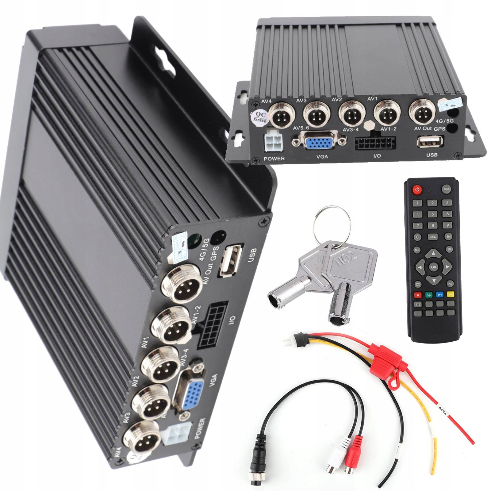 Mobilný Záznamník Ahd 4 Kanály Autone Video/audio 1080P/D1/CIF 8-36V