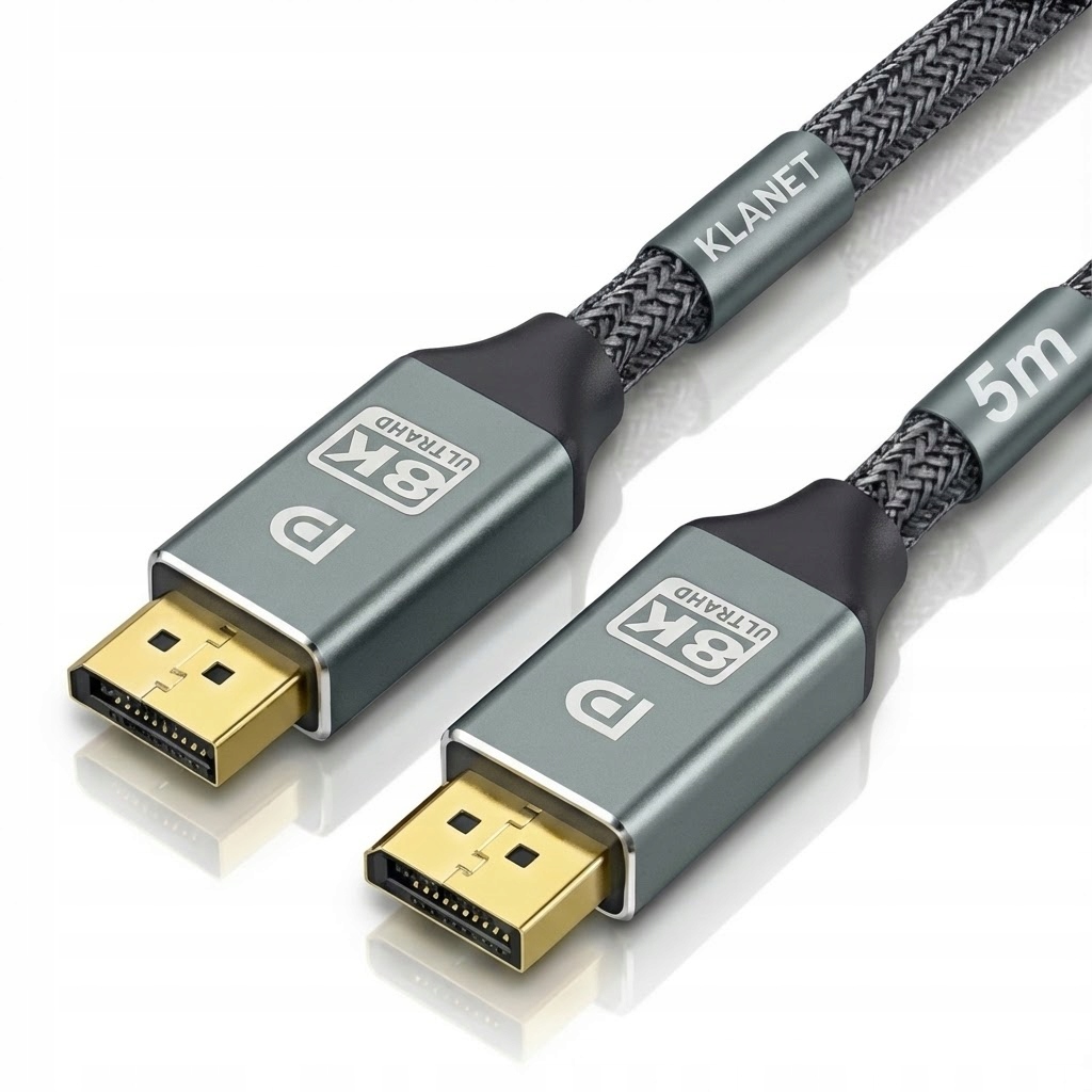 KABEL PRZEWÓD DisplayPort 1.4 DP 8K 4K 144Hz 5M